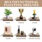 Sorbus 4 Pack 9" Floating Shelves, Wall Shelves for Bedroom, Kitchen, Living Room, Bathroom Shelves Over The Toilet